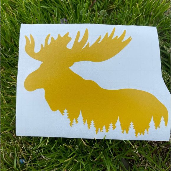 Moose Vinyl Decal - Picture 2 of 9